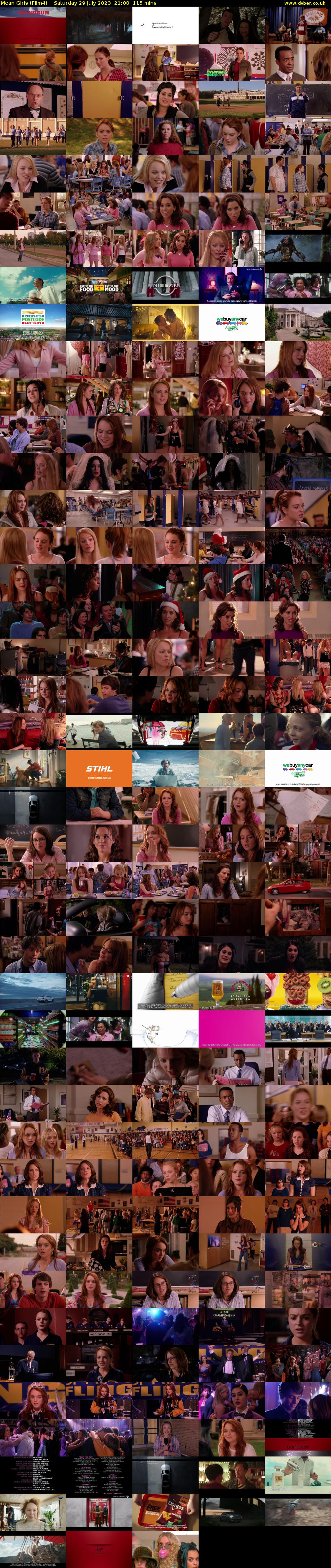 Mean Girls (Film4) Saturday 29 July 2023 21:00 - 22:55