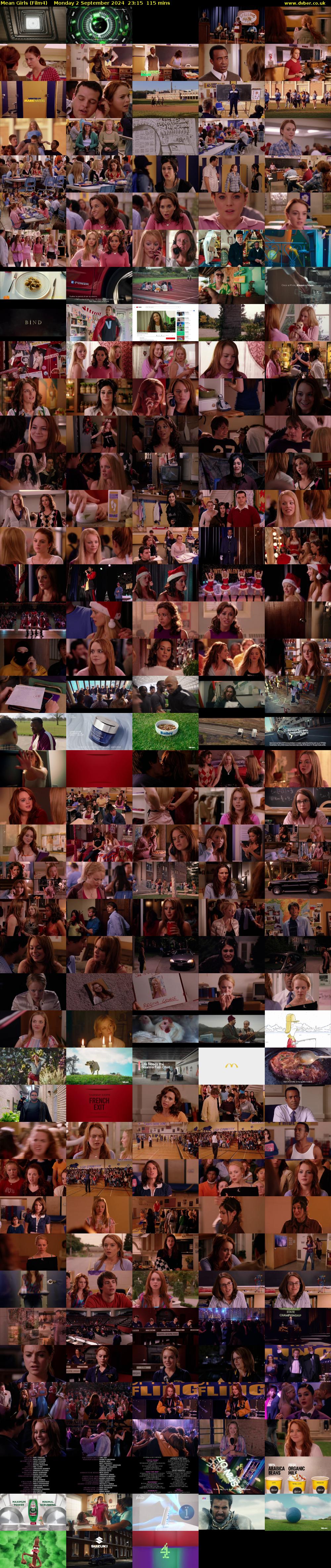 Mean Girls (Film4) Monday 2 September 2024 23:15 - 01:10
