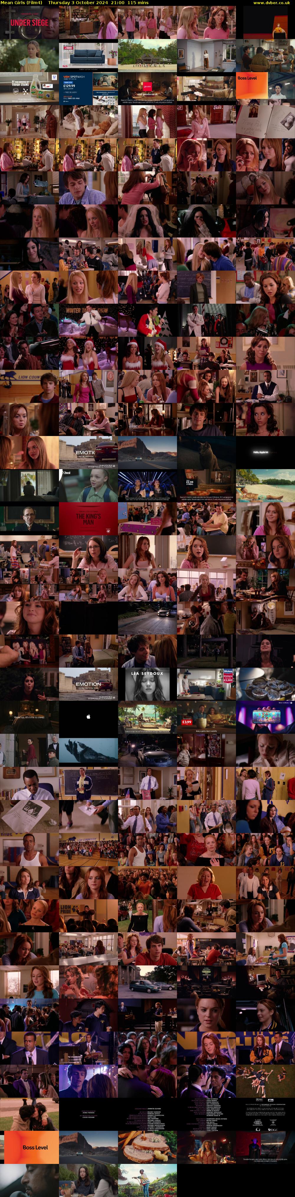 Mean Girls (Film4) Thursday 3 October 2024 21:00 - 22:55