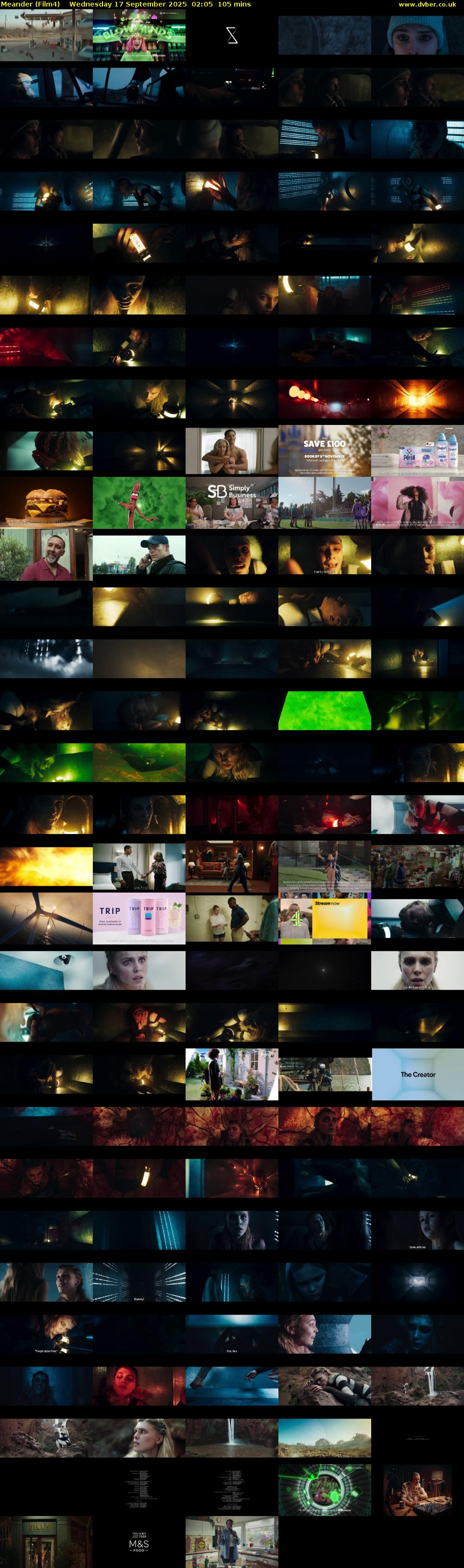 Meander (Film4) Wednesday 17 September 2025 02:05 - 03:50