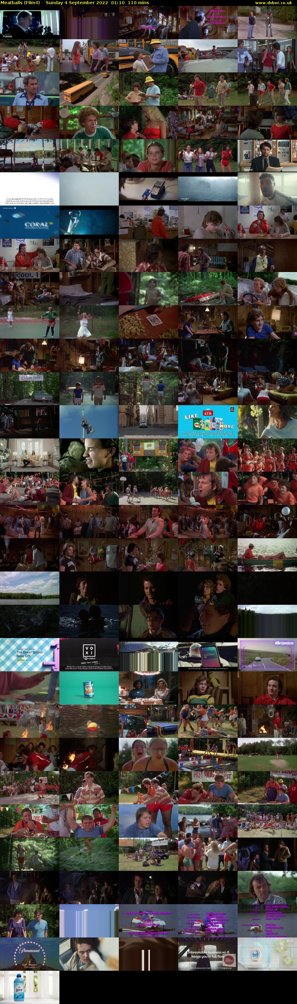 Meatballs (Film4) Sunday 4 September 2022 01:10 - 03:00
