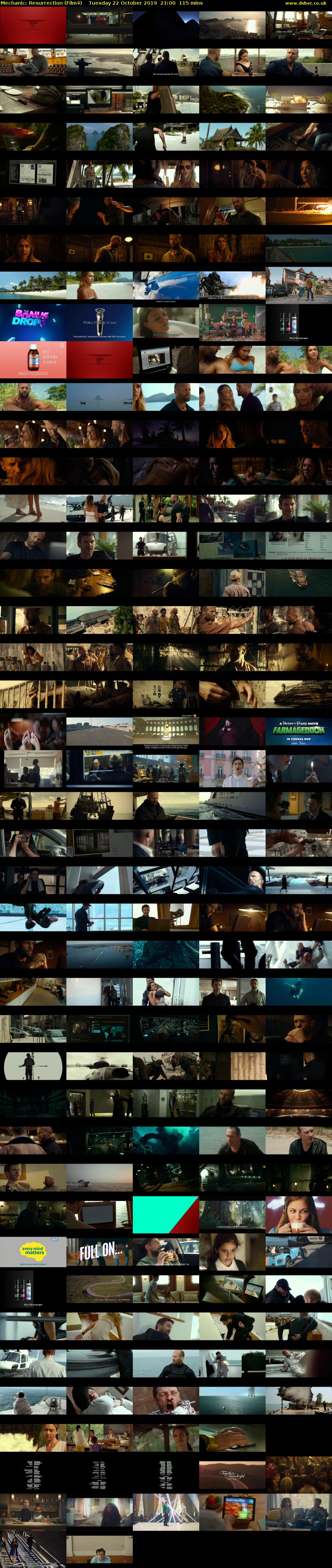 Mechanic: Resurrection (Film4) Tuesday 22 October 2019 21:00 - 22:55