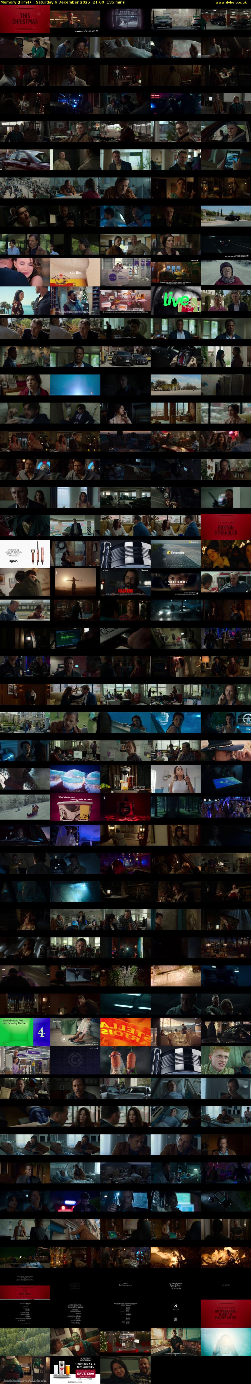 Memory (Film4) Saturday 6 December 2025 21:00 - 23:15