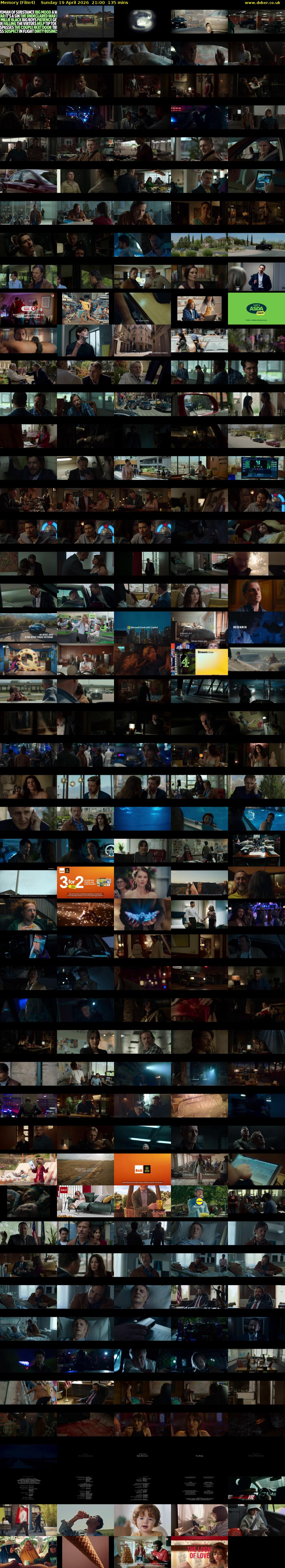 Memory (Film4) Sunday 19 April 2026 21:00 - 23:15