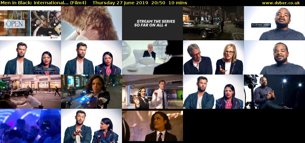 Men in Black: International... (Film4) Thursday 27 June 2019 20:50 - 21:00
