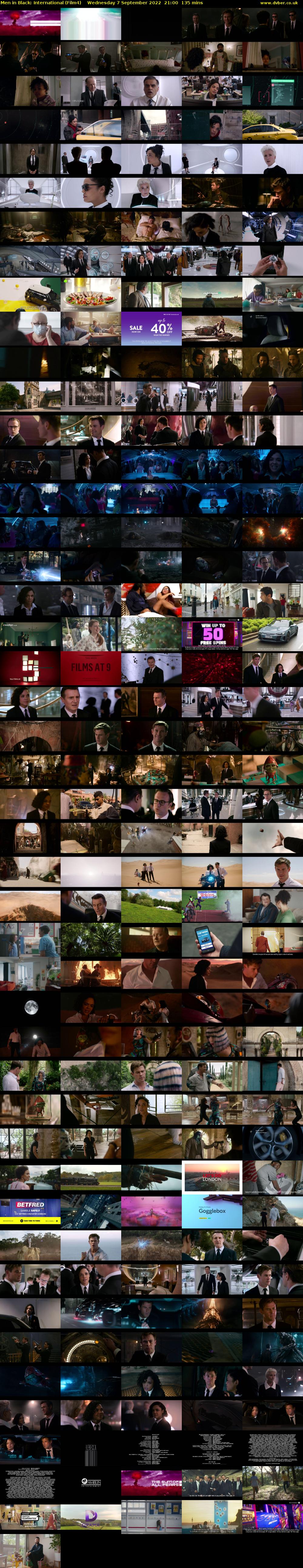 Men in Black: International (Film4) Wednesday 7 September 2022 21:00 - 23:15