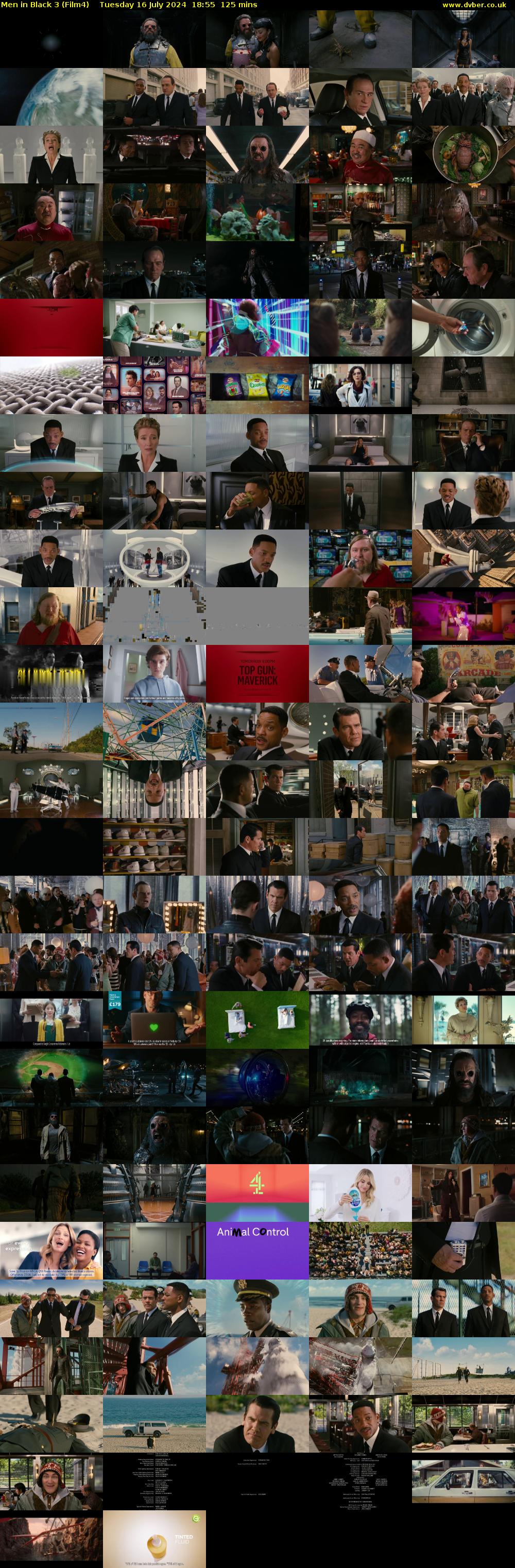 Men in Black 3 (Film4) Tuesday 16 July 2024 18:55 - 21:00