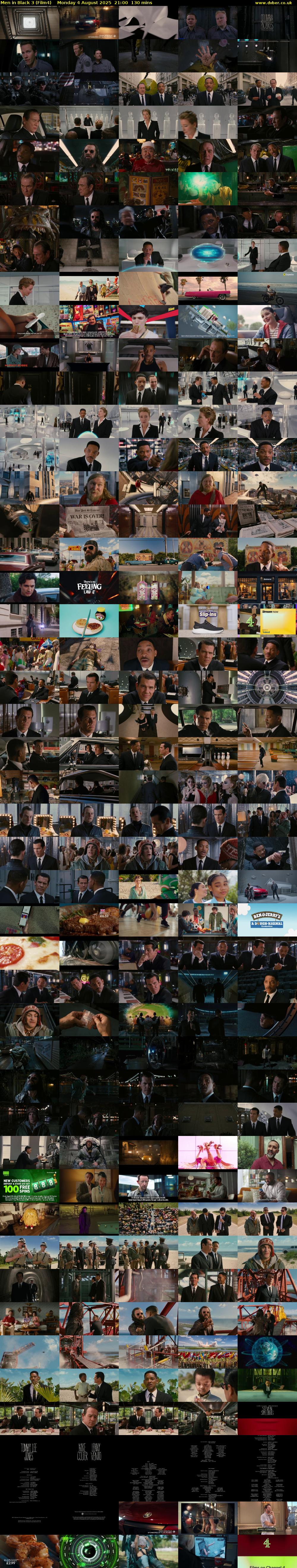 Men in Black 3 (Film4) Monday 4 August 2025 21:00 - 23:10