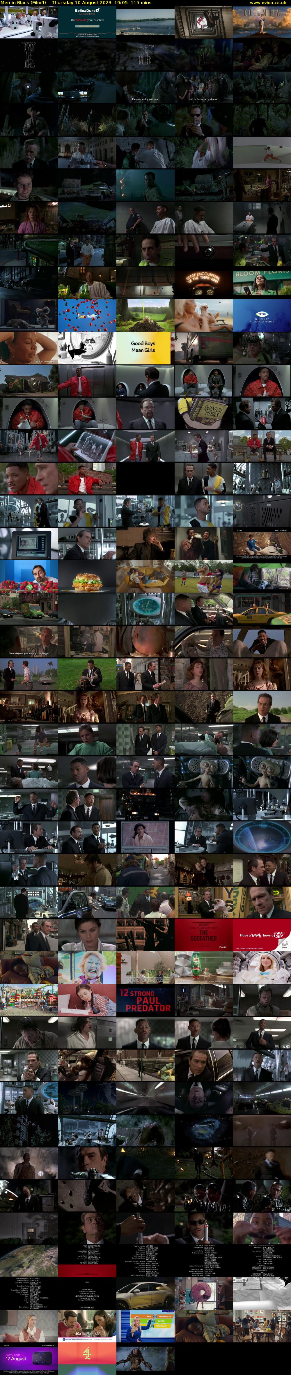 Men in Black (Film4) Thursday 10 August 2023 19:05 - 21:00