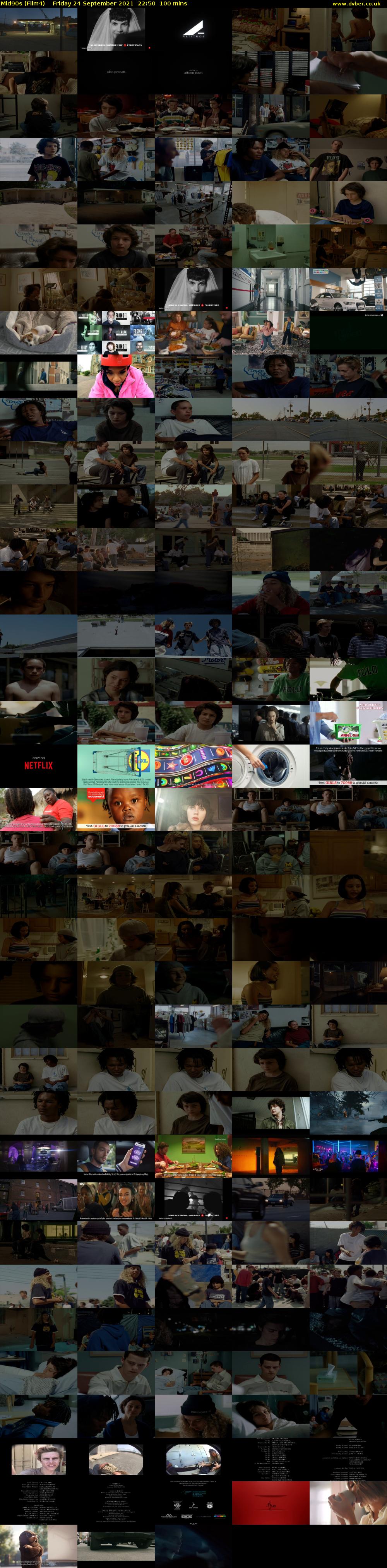Mid90s (Film4) Friday 24 September 2021 22:50 - 00:30