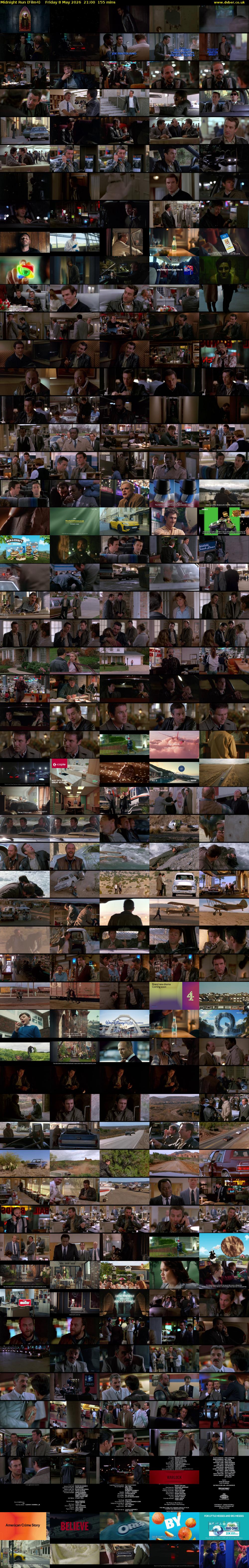Midnight Run (Film4) Friday 8 May 2026 21:00 - 23:35