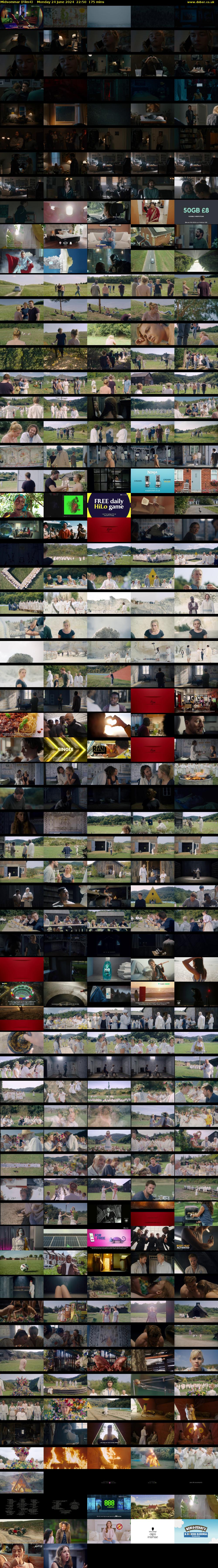 Midsommar (Film4) Monday 24 June 2024 22:50 - 01:45