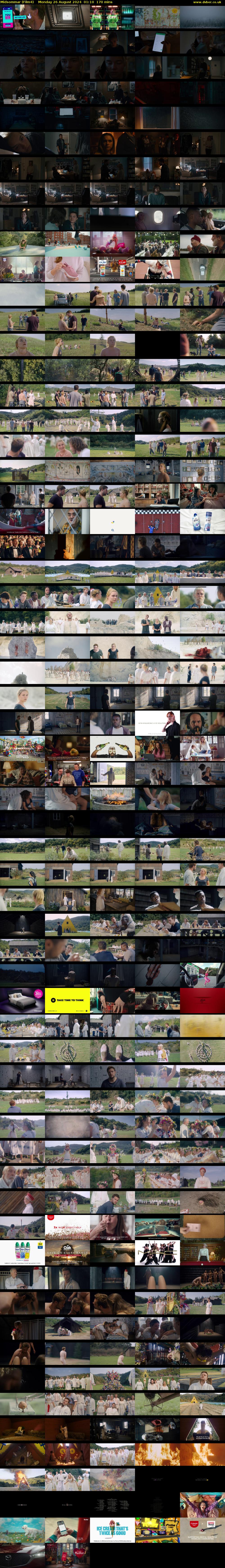 Midsommar (Film4) Monday 26 August 2024 01:10 - 04:00