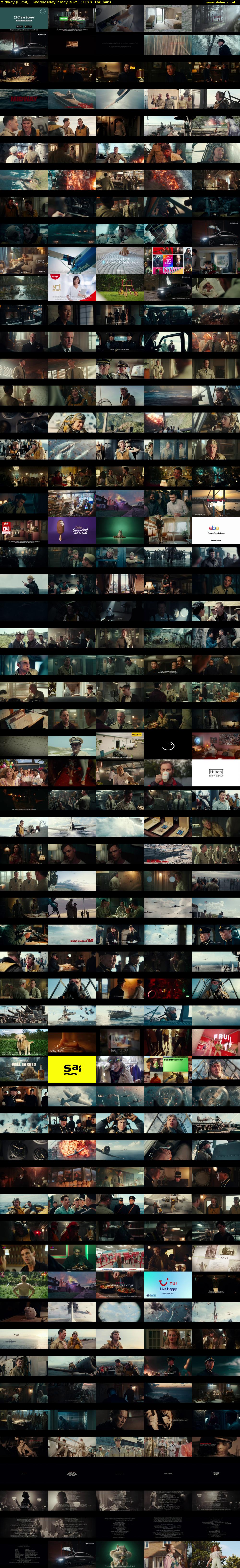 Midway (Film4) Wednesday 7 May 2025 18:20 - 21:00