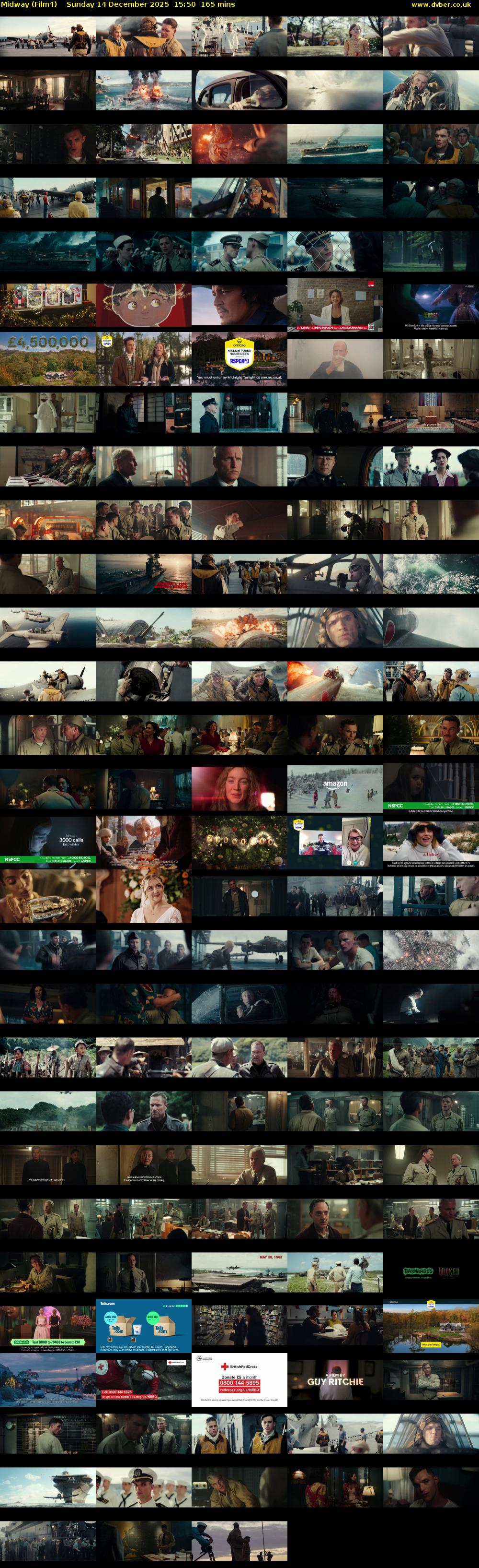 Midway (Film4) Sunday 14 December 2025 15:50 - 18:35