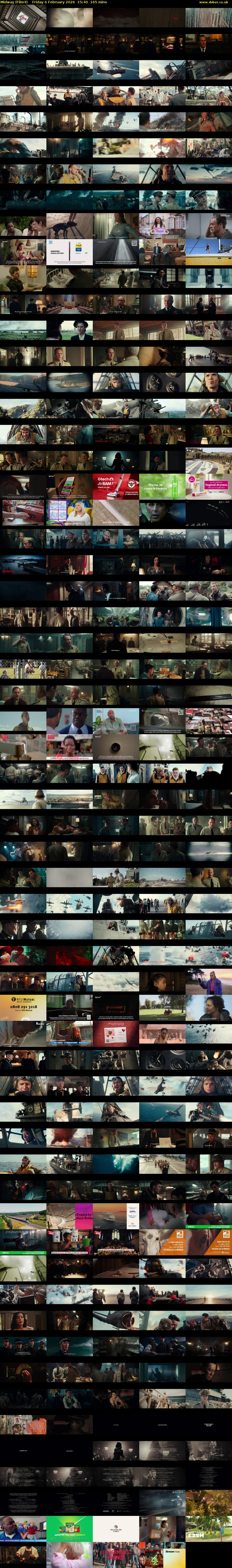 Midway (Film4) Friday 6 February 2026 15:40 - 18:25