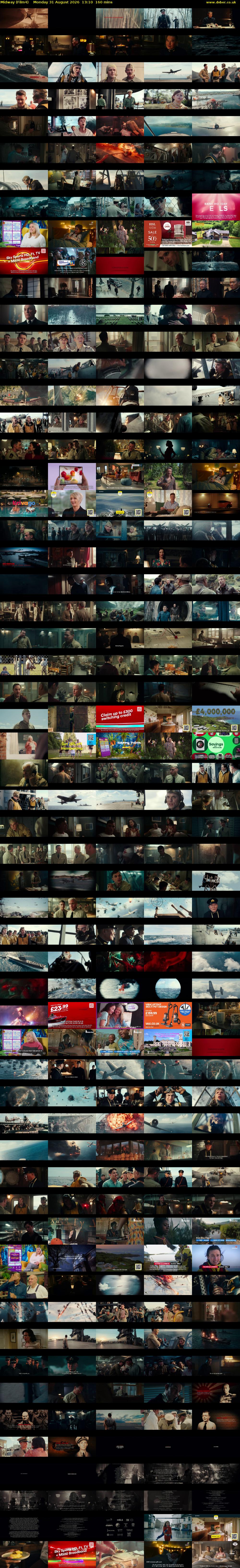 Midway (Film4) Monday 31 August 2026 13:10 - 15:50