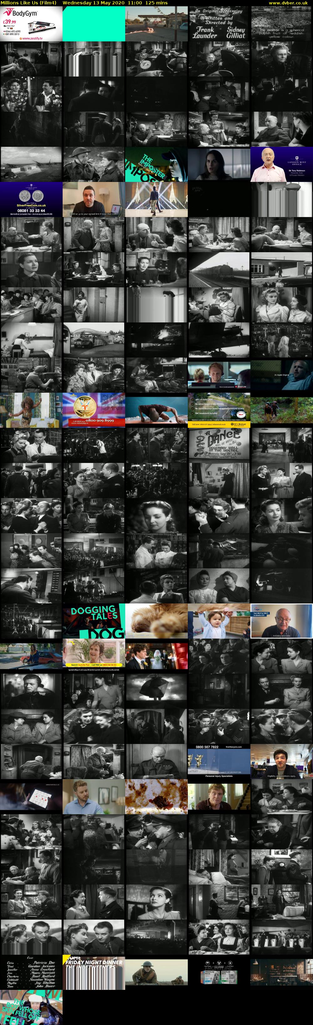 Millions Like Us (Film4) Wednesday 13 May 2020 11:00 - 13:05