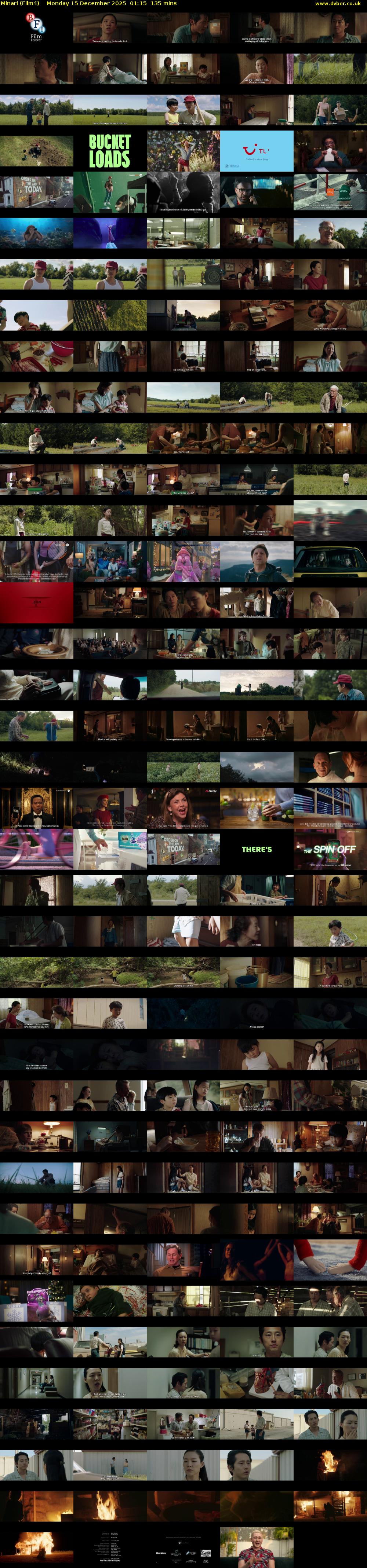 Minari (Film4) Monday 15 December 2025 01:15 - 03:30