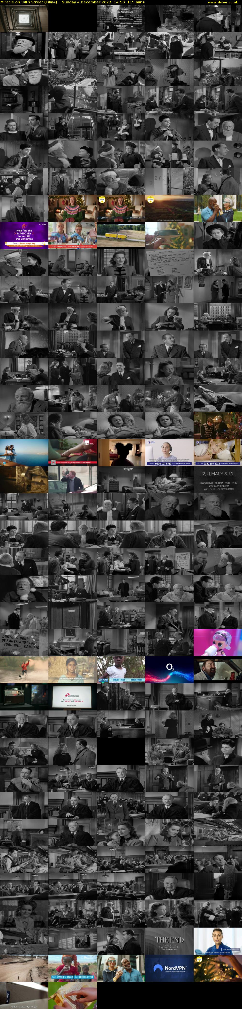 Miracle on 34th Street (Film4) Sunday 4 December 2022 14:50 - 16:45