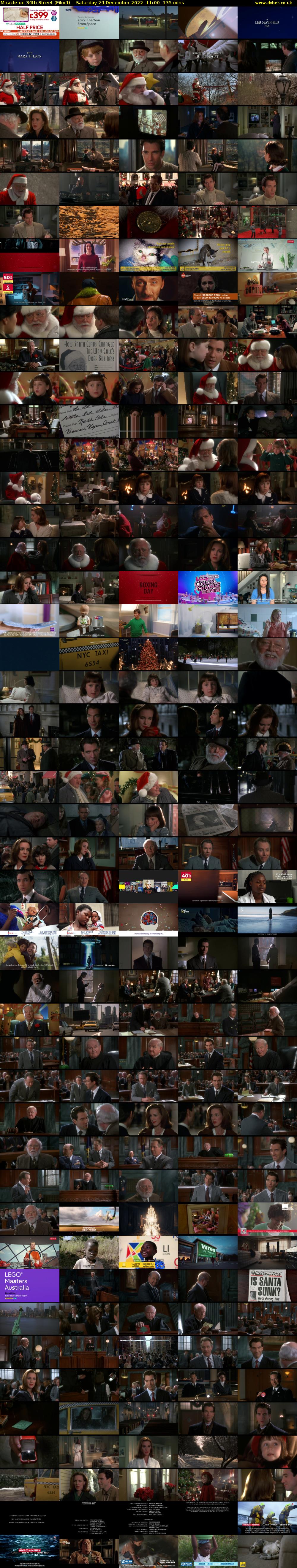 Miracle on 34th Street (Film4) Saturday 24 December 2022 11:00 - 13:15