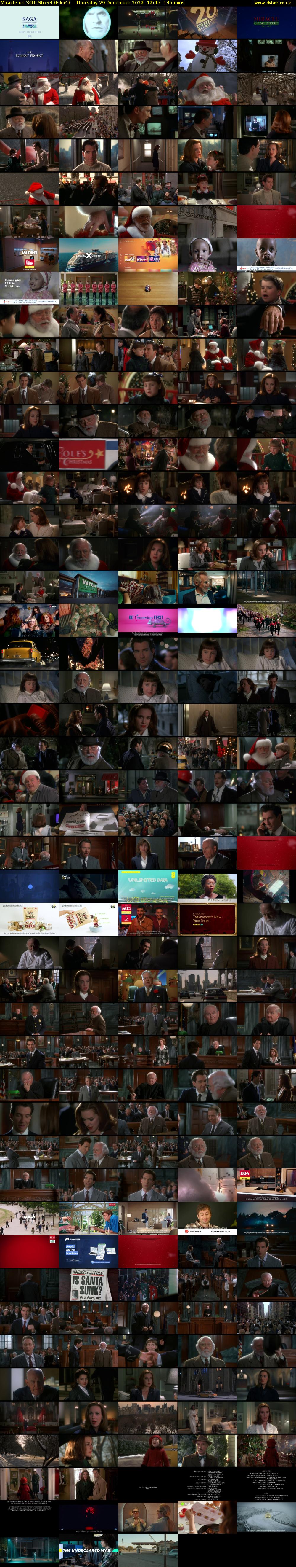 Miracle on 34th Street (Film4) Thursday 29 December 2022 12:45 - 15:00