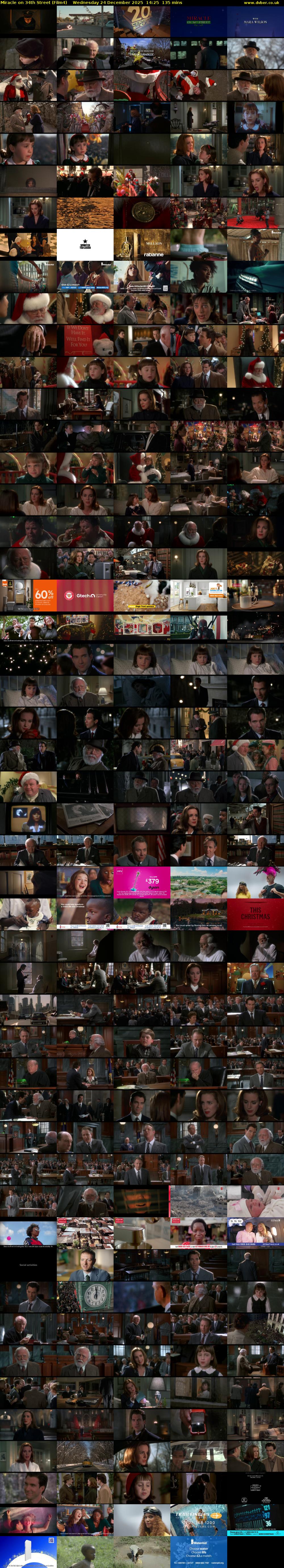 Miracle on 34th Street (Film4) Wednesday 24 December 2025 14:25 - 16:40