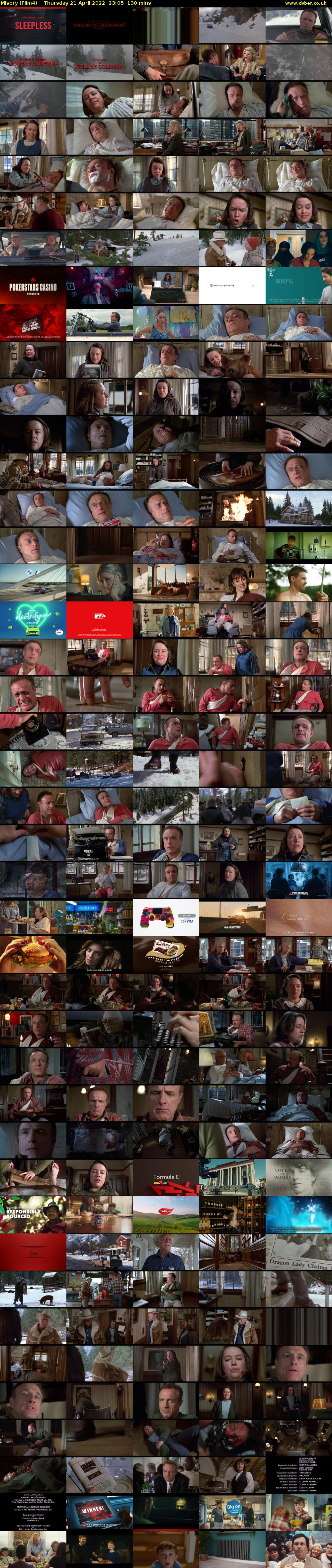 Misery (Film4) Thursday 21 April 2022 23:05 - 01:15
