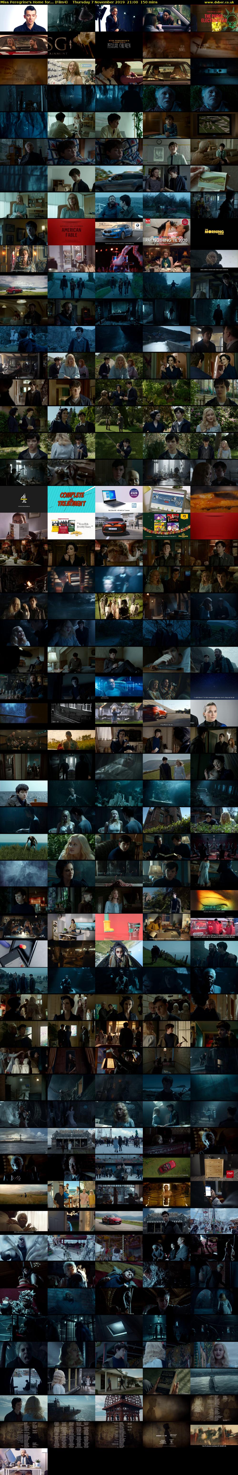 Miss Peregrine's Home for... (Film4) Thursday 7 November 2019 21:00 - 23:30