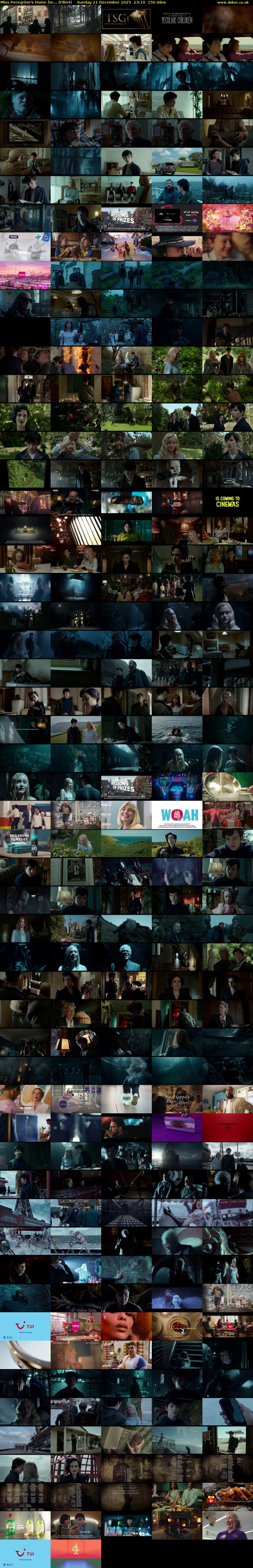 Miss Peregrine's Home for... (Film4) Sunday 21 December 2025 23:10 - 01:40