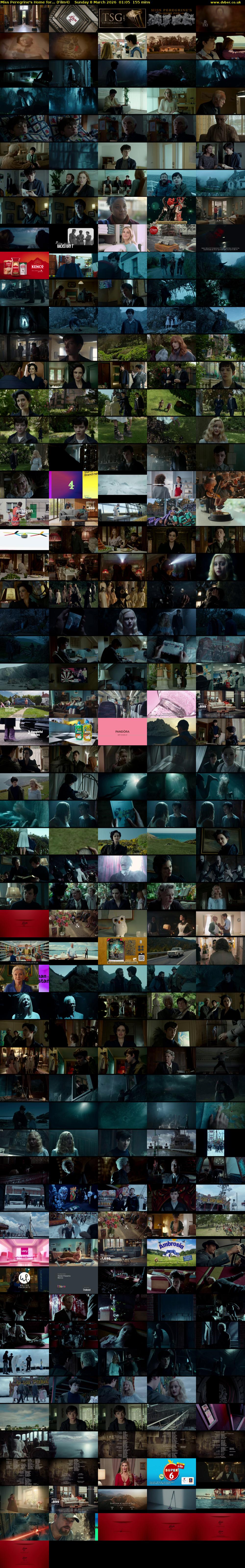 Miss Peregrine's Home for... (Film4) Sunday 8 March 2026 01:05 - 03:40