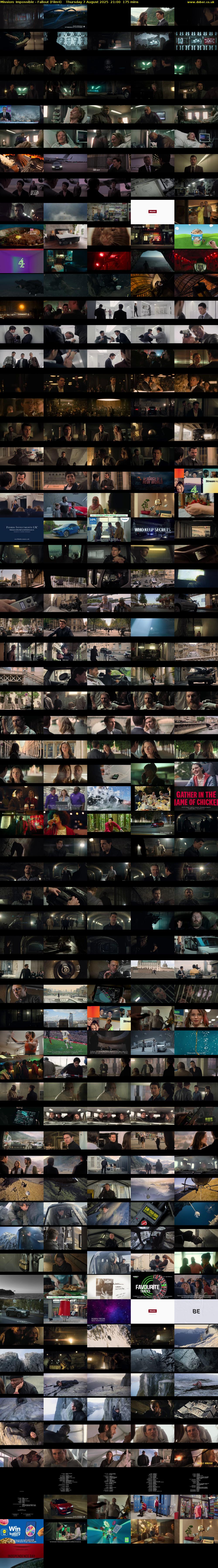 Mission: Impossible - Fallout (Film4) Thursday 7 August 2025 21:00 - 23:55