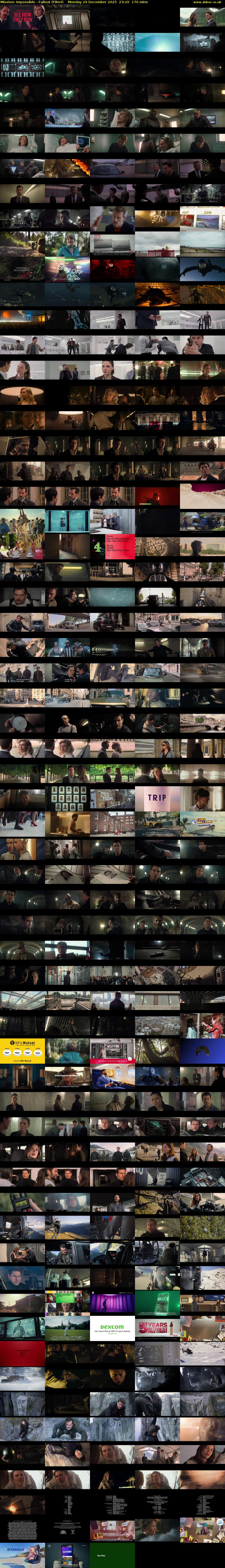Mission: Impossible - Fallout (Film4) Monday 29 December 2025 23:20 - 02:10