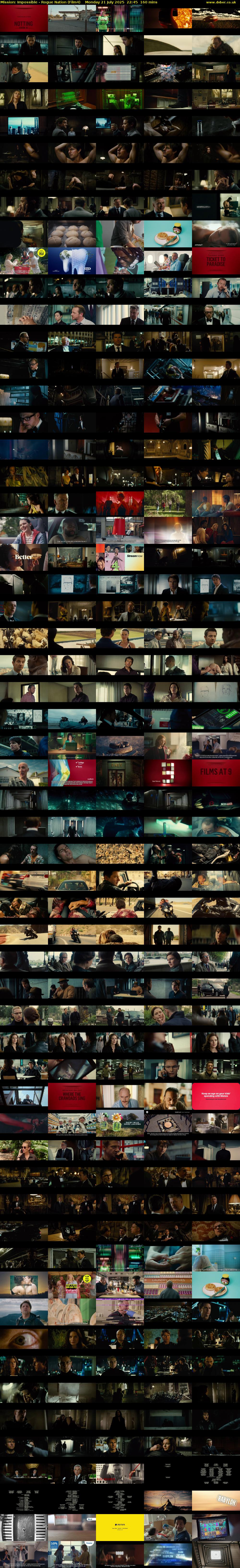 Mission: Impossible - Rogue Nation (Film4) Monday 21 July 2025 22:45 - 01:25
