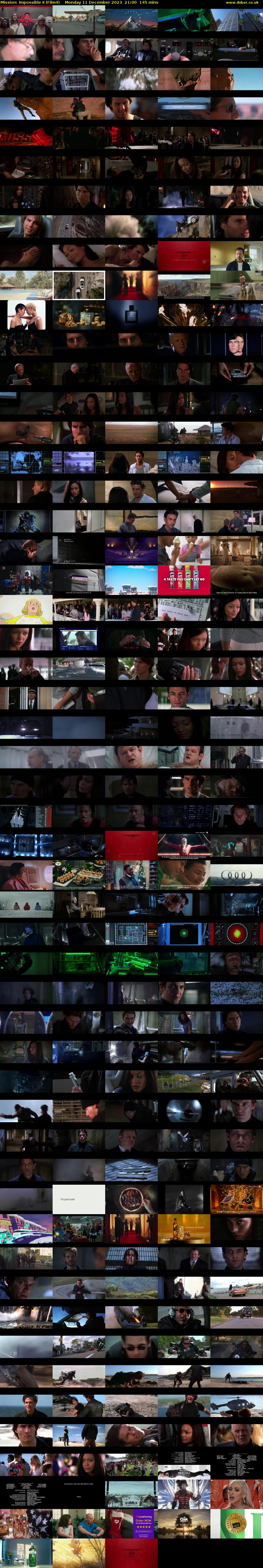 Mission: Impossible II (Film4) Monday 11 December 2023 21:00 - 23:25