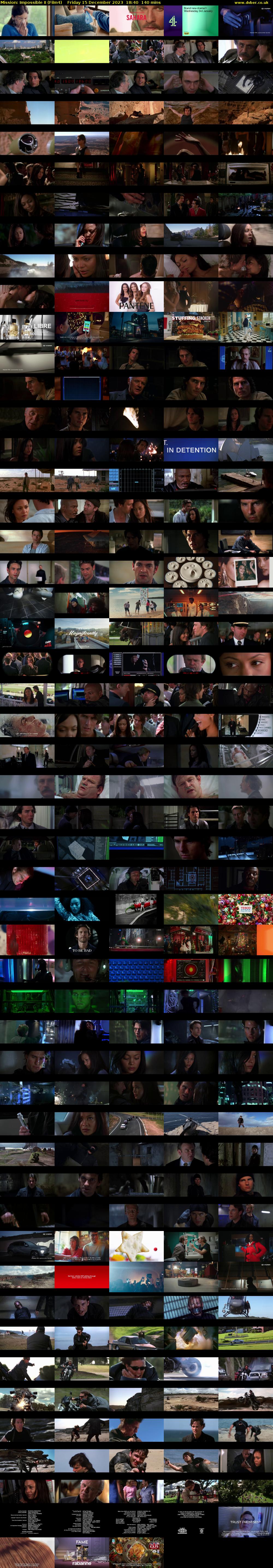 Mission: Impossible II (Film4) Friday 15 December 2023 18:40 - 21:00