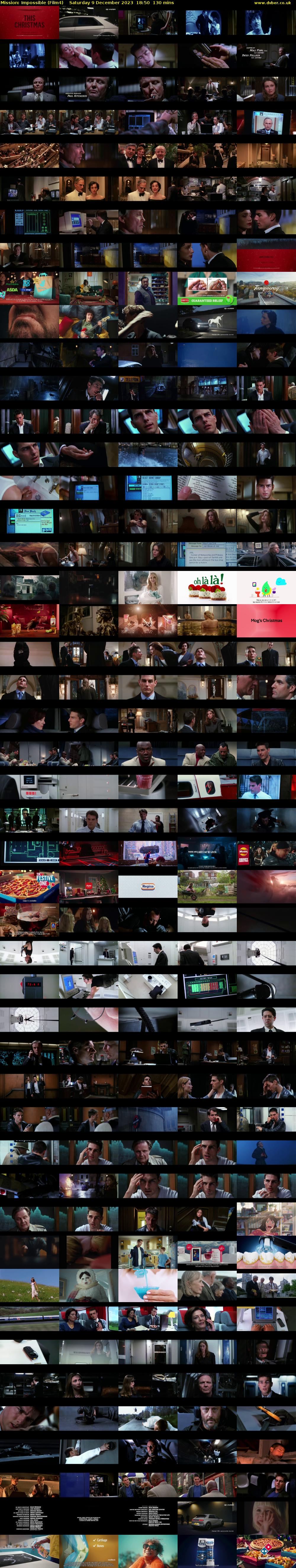 Mission: Impossible (Film4) Saturday 9 December 2023 18:50 - 21:00