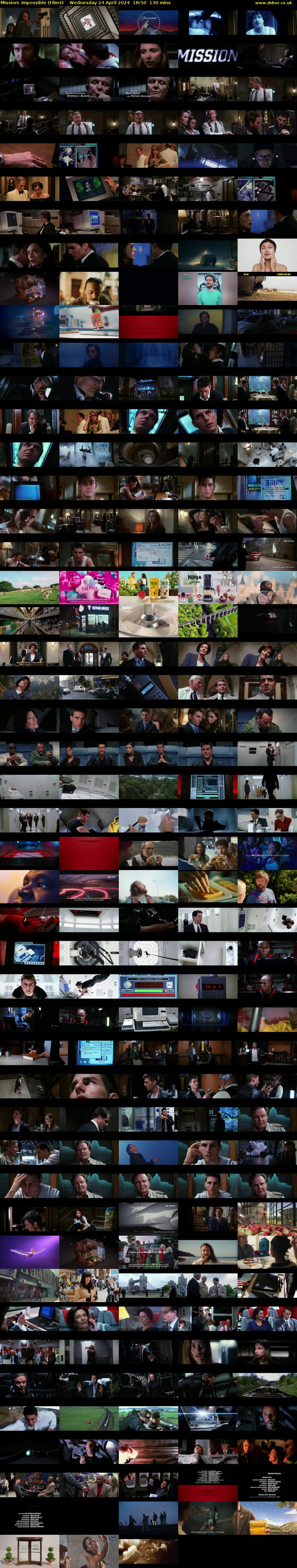 Mission: Impossible (Film4) Wednesday 24 April 2024 18:50 - 21:00