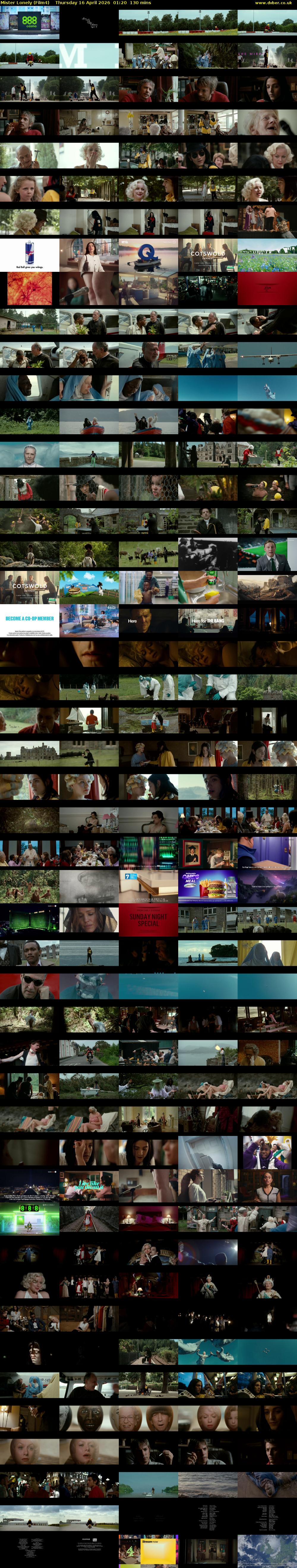 Mister Lonely (Film4) Thursday 16 April 2026 01:20 - 03:30