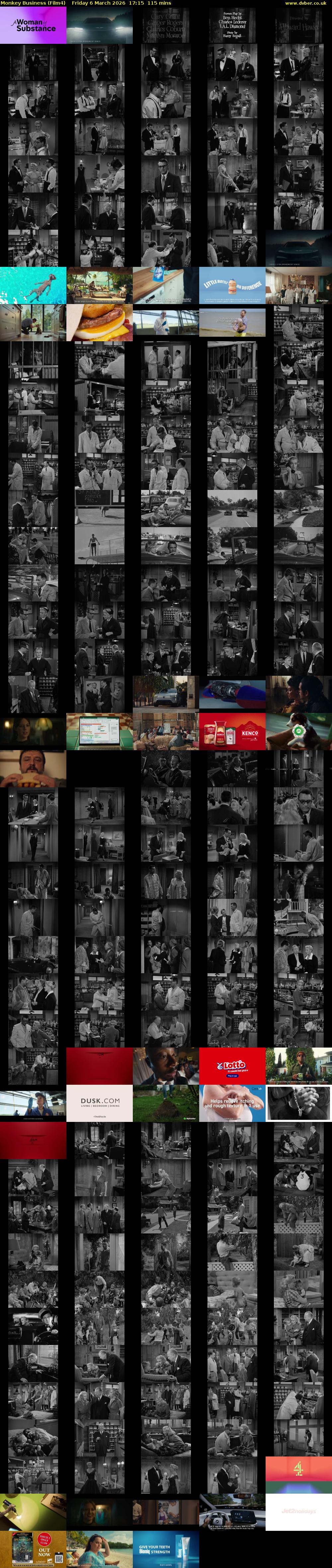 Monkey Business (Film4) Friday 6 March 2026 17:15 - 19:10