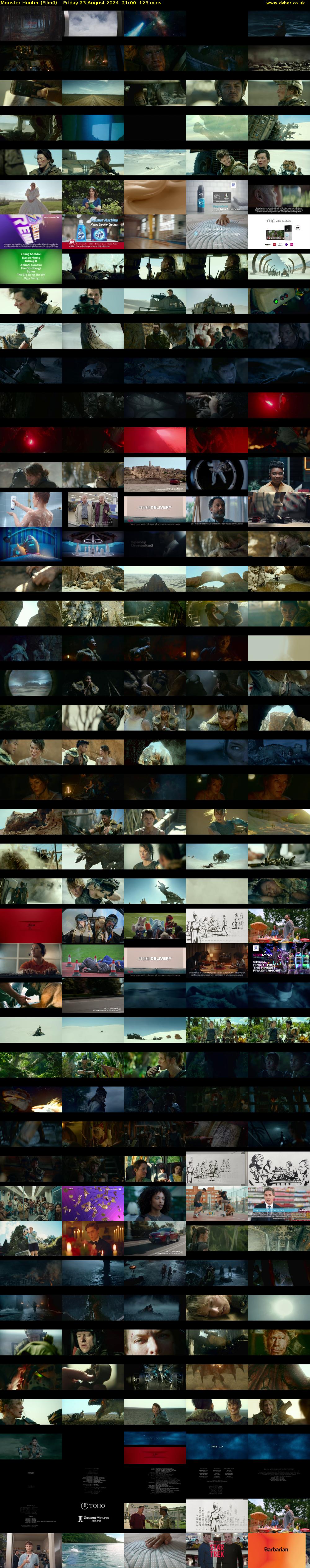 Monster Hunter (Film4) Friday 23 August 2024 21:00 - 23:05