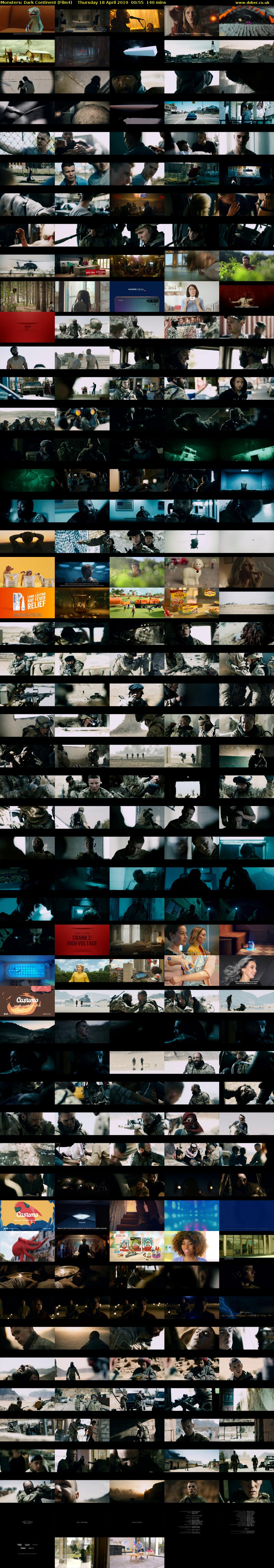 Monsters: Dark Continent (Film4) Thursday 18 April 2019 00:55 - 03:15