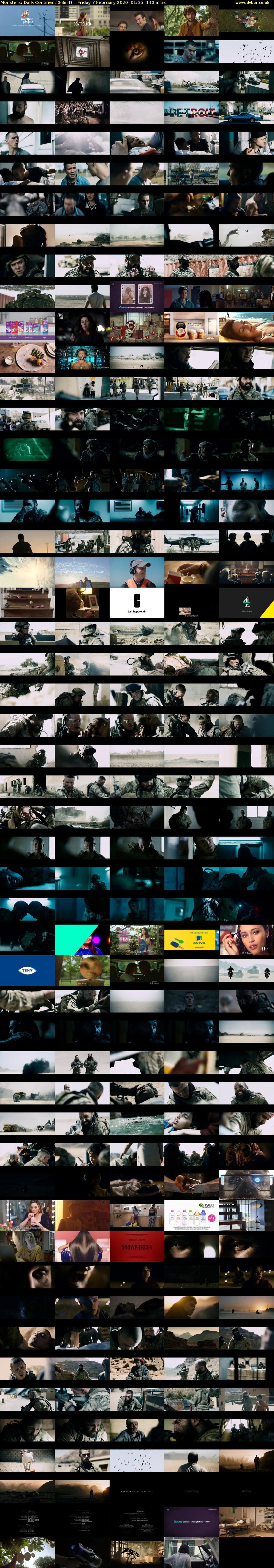Monsters: Dark Continent (Film4) Friday 7 February 2020 01:35 - 03:55