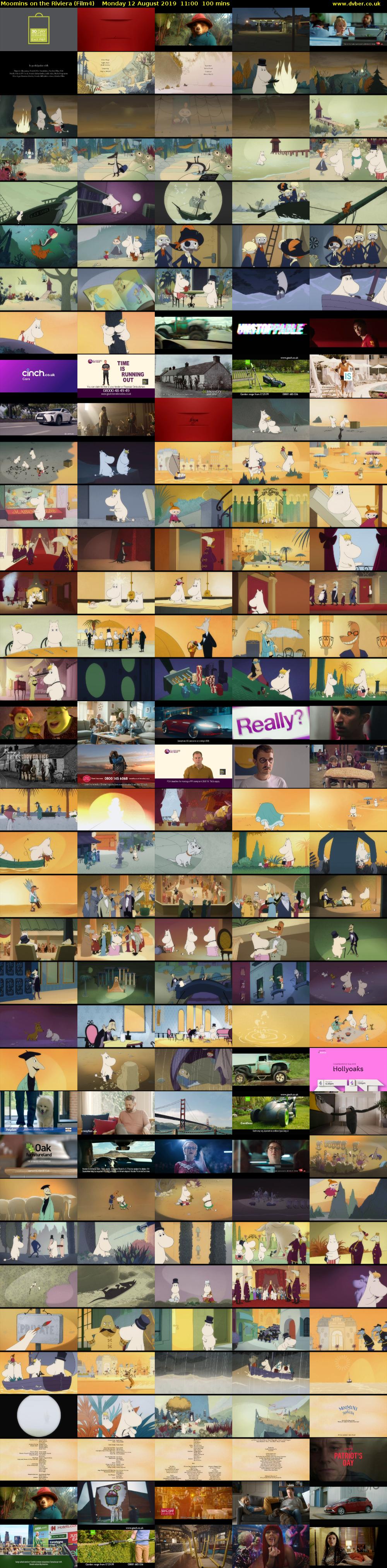 Moomins on the Riviera (Film4) Monday 12 August 2019 11:00 - 12:40