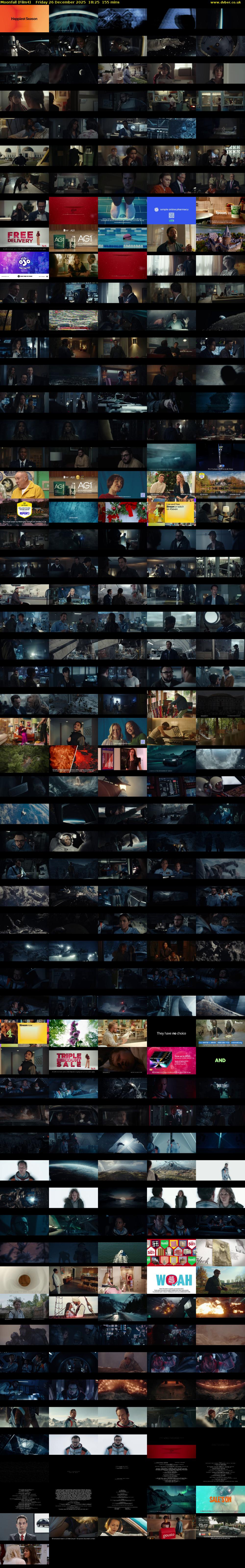 Moonfall (Film4) Friday 26 December 2025 18:25 - 21:00