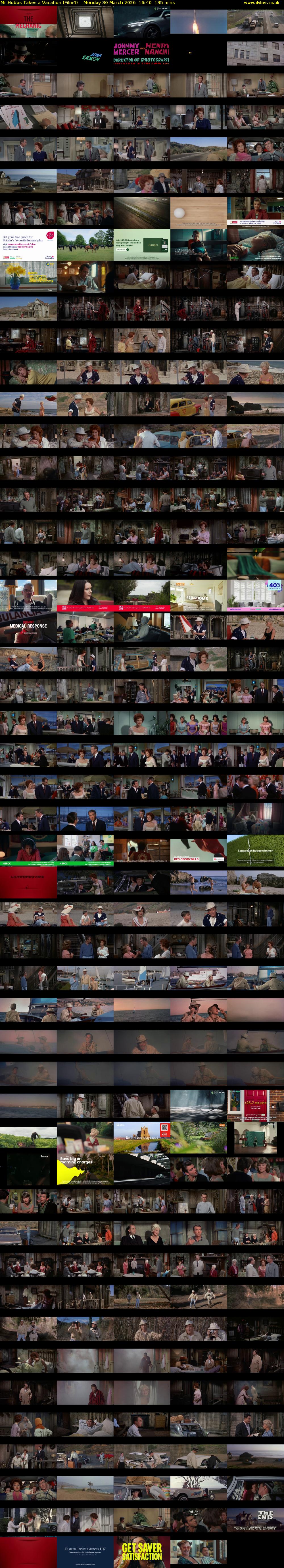 Mr Hobbs Takes a Vacation (Film4) Monday 30 March 2026 16:40 - 18:55