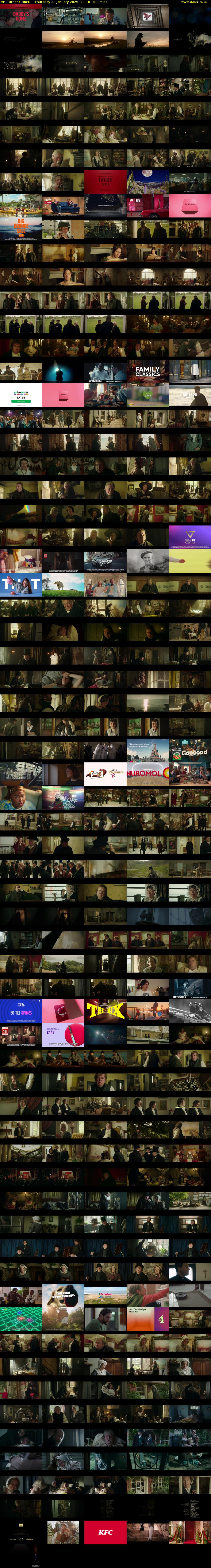 Mr. Turner (Film4) Thursday 30 January 2025 23:10 - 02:10