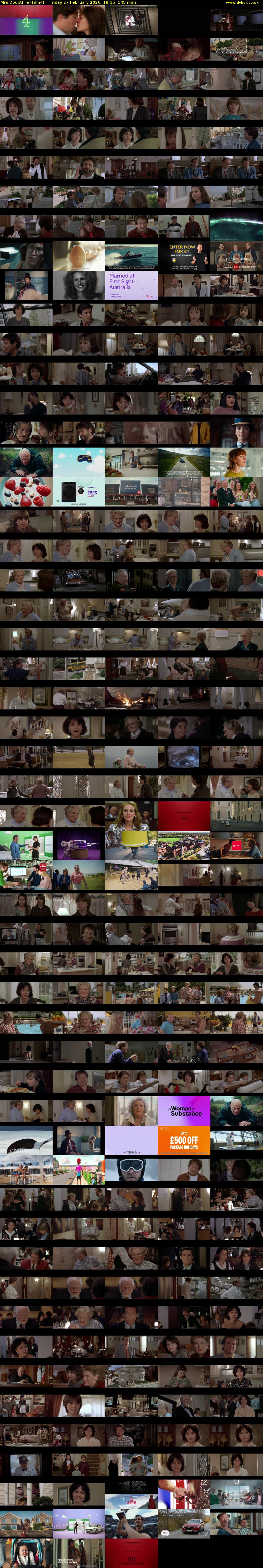 Mrs Doubtfire (Film4) Friday 27 February 2026 18:35 - 21:00