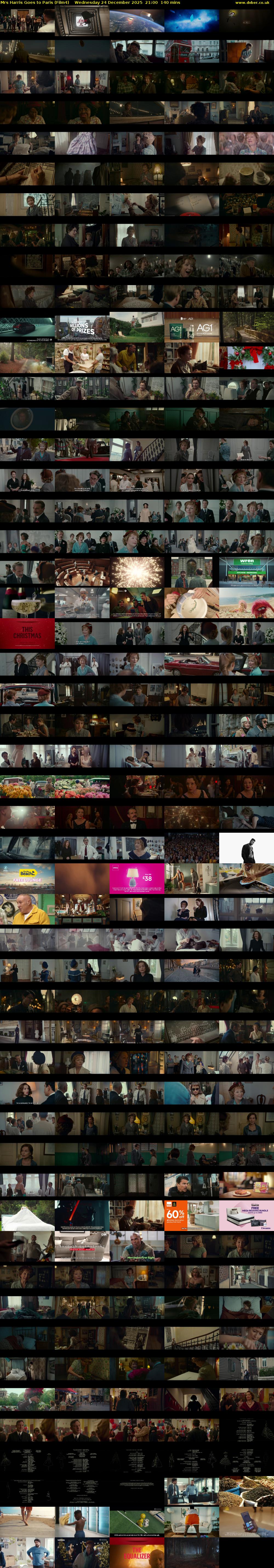 Mrs Harris Goes to Paris (Film4) Wednesday 24 December 2025 21:00 - 23:20