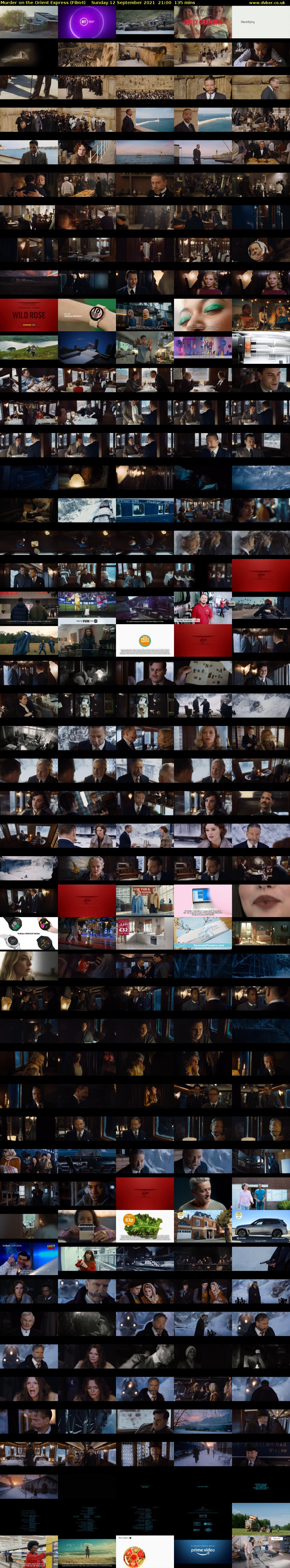 Murder on the Orient Express (Film4) Sunday 12 September 2021 21:00 - 23:15